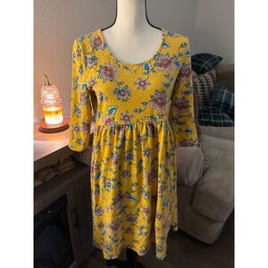 Matilda Jane women's medium dress‎ yellow floral